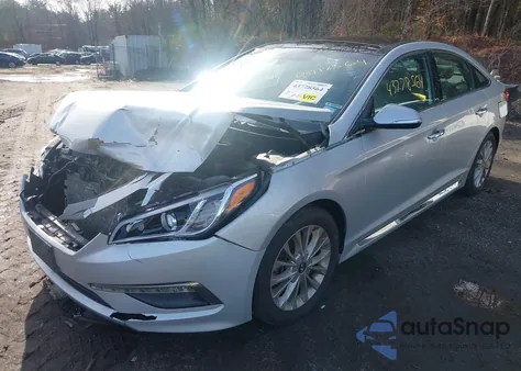 2015 Hyundai Sonata Limited z USA, uszkodzony, nr VIN 5NPE34AF4FH081569